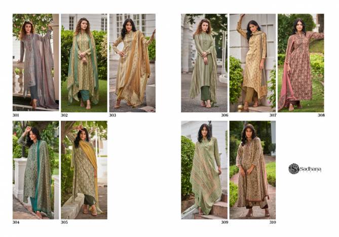 Sadhna Grace New Exclusive Wear Fancy Wear Pashmina Dress Material Collection 